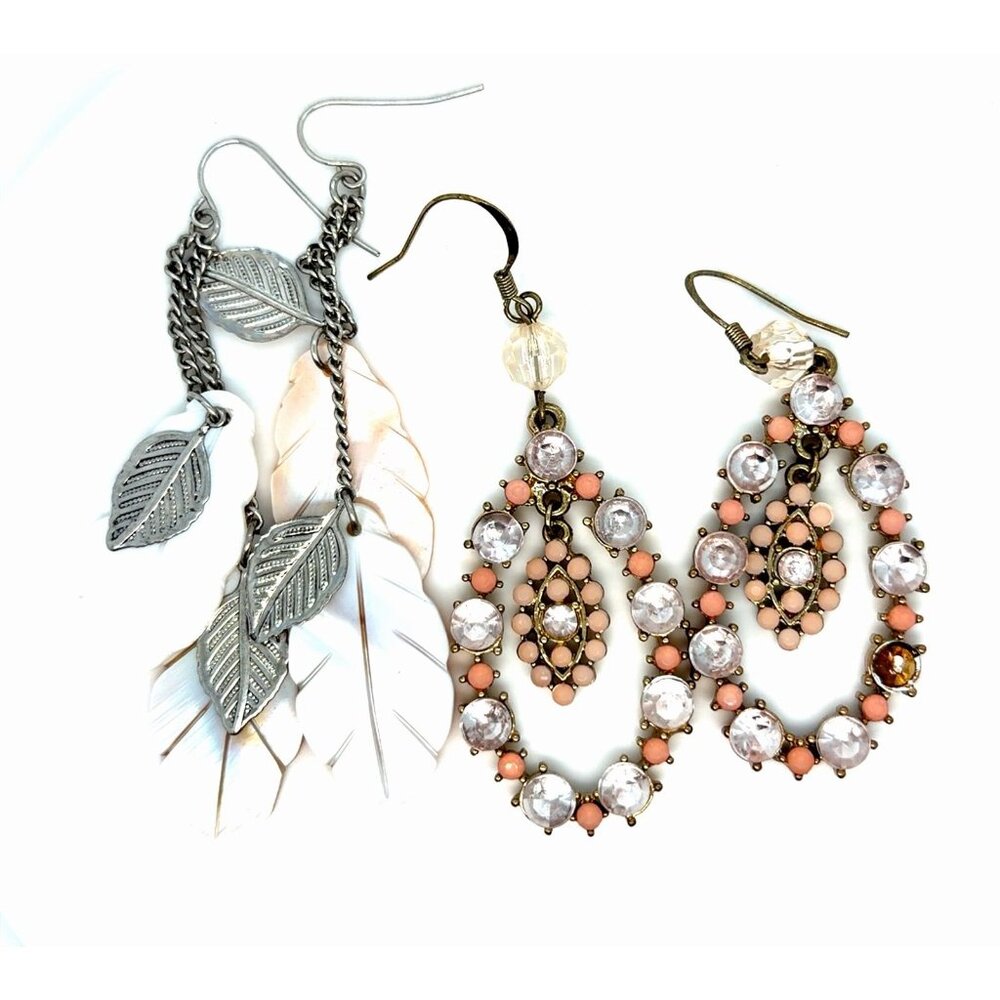 Dangle Earrings -‎ 2 Pairs